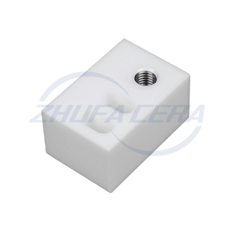 Zirkonový keramický polohovací blok s kovovým závitem