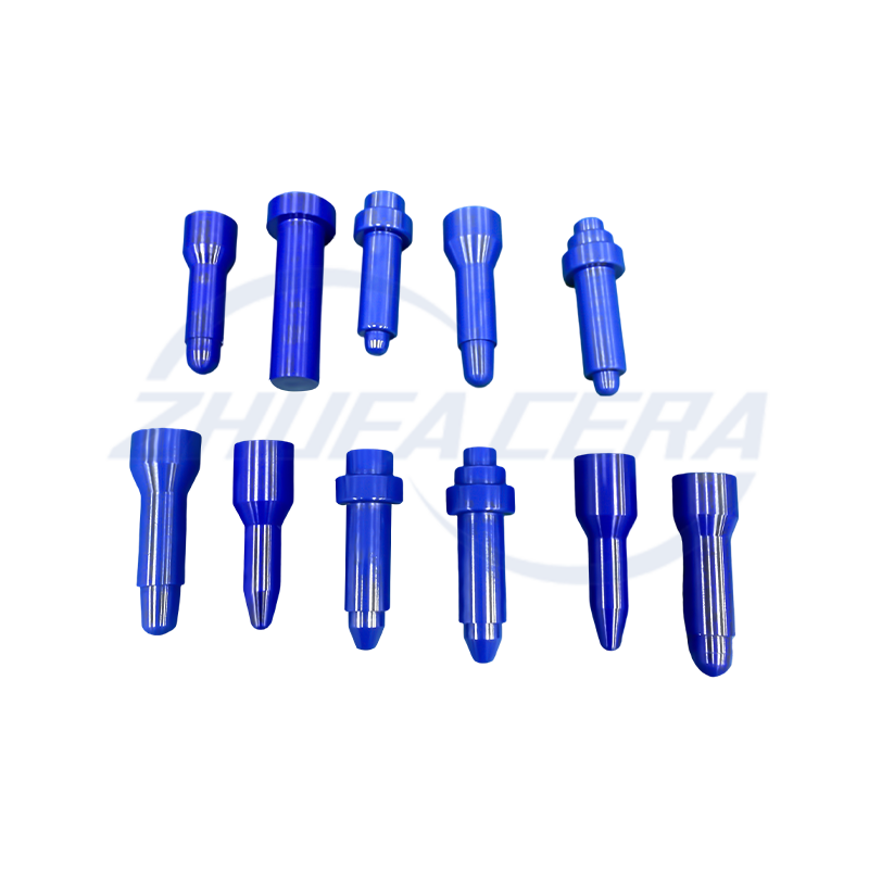 Výrobky série polohovacích kolíků s modrým zirkonem